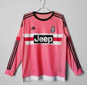 2015/2016 Retro Long Sleeve Juventus Away Soccer Jersey 1:1 Thai Quality