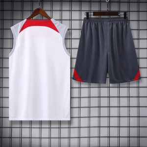 2023/2024 Liverpool pre-match training White Jersey+Shorts  1:1 Thai Quality