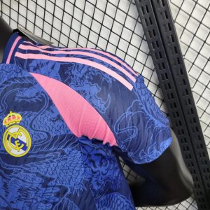 2024/2025 Player Version Real Madrid Blue Dragon Football Shirt