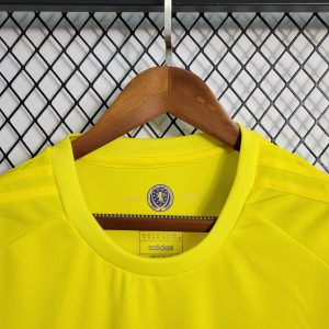 2023 Scotland Goalkeeper Yellow Football Shirt