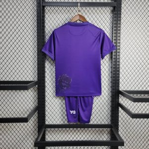 2024/2025 Kids Size Real Madrid Purple Y-3 Special Edition Football Shirt 1:1 Thai Quality