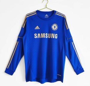 2012/2013 Retro Long Sleeve Chelsea Home Football Jersey