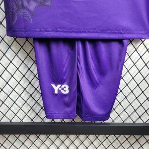 2024/2025 Kids Size Real Madrid Purple Y-3 Special Edition Football Shirt 1:1 Thai Quality