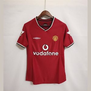 2000/2002 Retro Manchester United Home Football Shirt 1:1 Thai Quality