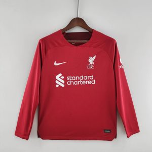 2022/2023 Long Sleeve Liverpool Home Football Shirt 1:1 Thai Quality