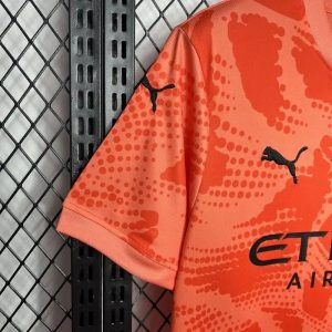 2024/2025 Manchester City Goalkeeper Orange Football Shirt 1:1 Thai Quality