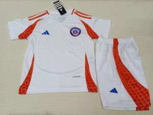 2024 Kids Size Chile National Team Away  Football Shirt 1:1 Thai Quality