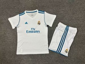 2017/2018 Retro Kids Size Real Madrid Home Football Shirt