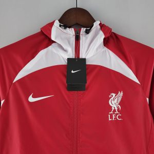 2022 Liverpool Windbreaker Red And White