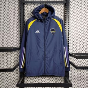 2023/2024 Arsenal Windbreaker Blue Soccer Jersey