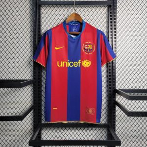 2007/2008 Retro Barcelona Home  Football Shirt  1:1 Thai Quality