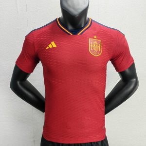 2022 FIFA World Cup Player Version Spain Home Soccer Shirt