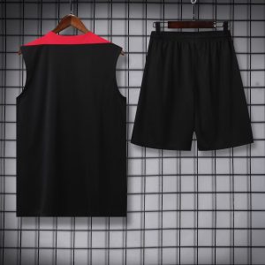 2024/2025 Liverpool Pre-match Training Black Jersey+Shorts  1:1 Thai Quality