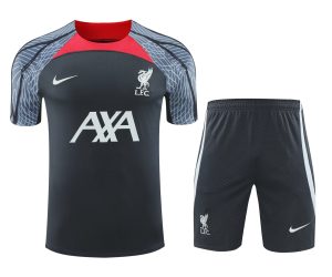 2024/2025 Liverpool Pre-match Training Black Shirt+Shorts  1:1 Thai Quality