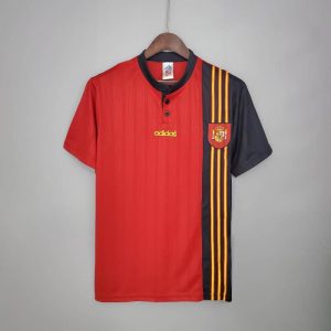 1996 Retro Spain Home Soccer Shirt 1:1 Thai Quality