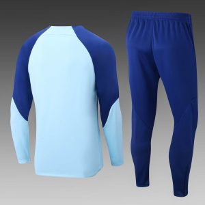 2022/2023 Atletico Madrid Half-Pull Training Suit Blue 1:1 Thai Quality