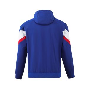 2024 France Windbreaker Blue Jersey 1:1 Thai Quality