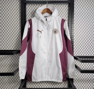 2023/2024 Manchester City Jersey Windbreaker White