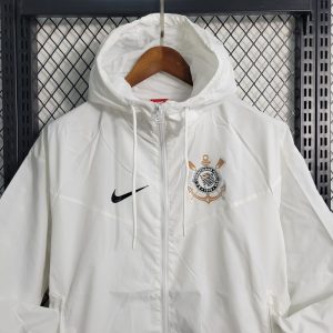 2023/2024 Corinthians Windbreaker White Jersey