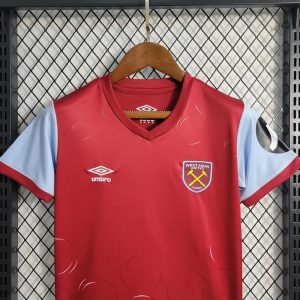 2023/2024 Kids Size West Ham United Football Shirt Home 1:1 Thai Quality