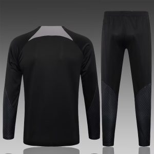 2024/2025 Corinthians Half-Pull Training Suit Black Football Shirt 1:1 Thai Quality