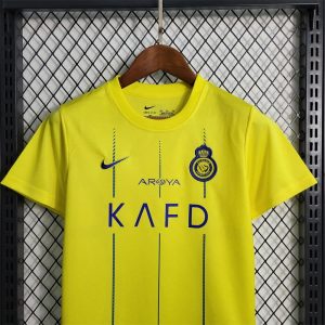 2023/2024 Kids Size Al-Nassr Home Football Shirt