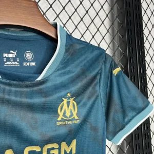 2024/2025 Kids Size Olympique de Marseille Home Football Jersey 1:1 Thai Quality