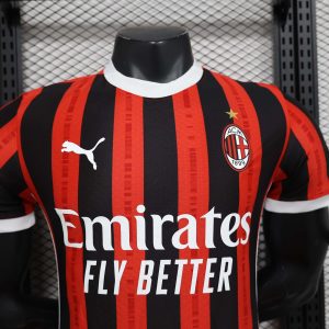 2024/2025 Player Version AC Milan Home Football Shirt 1:1 Thai Quality