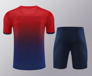 2024/2025 Psg Paris Saint-Germain pre-match training Red-Blue Shirt+Shorts 1:1 Thai Quality