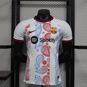 2024/2025 Player Version Barcelona Special Edition White Football Shirt 1:1 Thai Quality