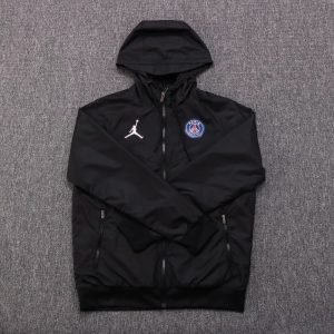 2024/2025 PSG Windbreaker Black Jersey 1:1 Thai Quality