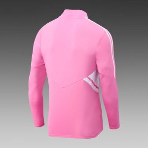 2022/2023 Lyon Half-Pull Training Suit Pink Football Shirt