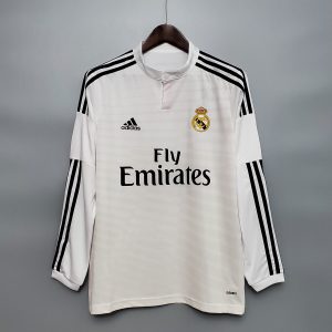 Retro Long Sleeve 2014/2015 Real Madrid Home