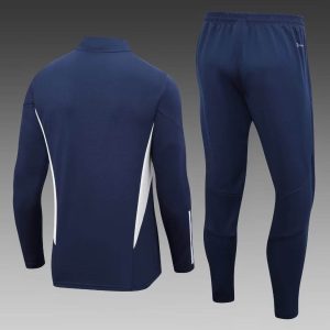 2023 Italy Half-Pull Training Suit Royal Blue Soccer Shirt