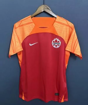 2023/2024 Canada Orange Red Soccer Jersey