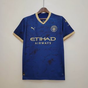 2023 Manchester City Chinese New Year Commemorative Edition Blue Football Shirt 1:1 Thai Quality