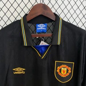 1993/1994 Retro Long Sleeve Manchester United Away Football Shirt 1:1 Thai Quality