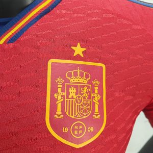 2022 FIFA World Cup Player Version Spain Home Soccer Shirt