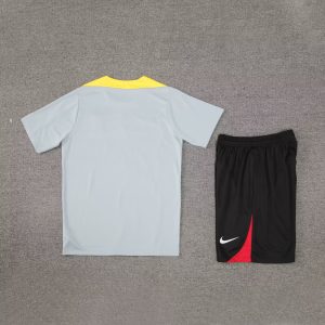 2024/2025 Liverpool Pre-match Training Grey Shirt+Shorts  1:1 Thai Quality