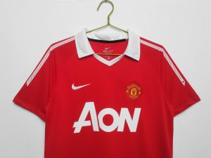 2010/2011 Retro Manchester United Home Football Shirt 1:1 Thai Quality