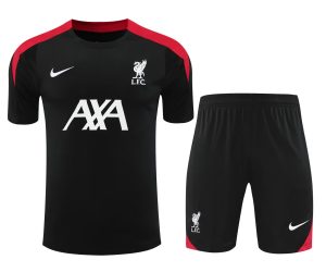 2024/2025 Liverpool Pre-match Training Black Shirt+Shorts  1:1 Thai Quality