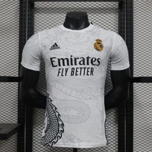 2024/2025 Player Version Real Madrid Chinese Dragon Football Shirt 1:1 Thai Quality