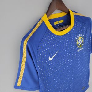 2010 Retro Brazil Away Soccer Jersey