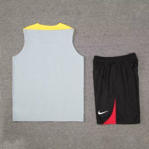 2024/2025 Liverpool Pre-match Training Grey Jersey+Shorts  1:1 Thai Quality