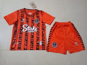 2023/2024 Kids Size Everton Away Soccer Jersey  1:1 Thai Quality