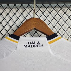 2023/2024 Long Sleeve Real Madrid Home Football Shirt