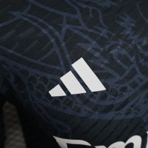 2024/2025 Player Version Real Madrid Black Chinese Dragon Football Shirt 1:1 Thai Quality