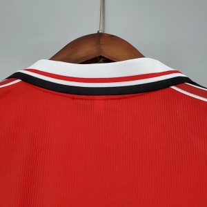 1998/1999 Retro Manchester United Home Football Shirt 1:1 Thai Quality