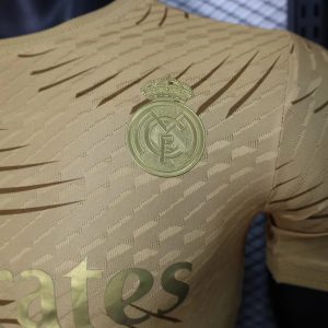 2024/2025 Player Version Real Madrid Special Edition Gold Soccer Jersey